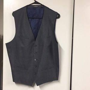 Express pinstripe vest